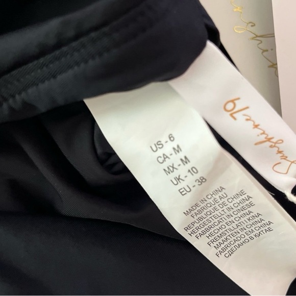 Sunshine 79 Swim Suit NEW Black One-Piece Swimsuit with Cutout - Picture 11 of 11